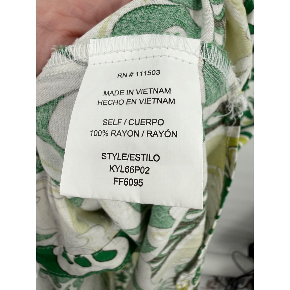 Figueroa & Flower Button Down Shirt Dress Womens XL Floral Garden Botanical - Picture 5 of 9